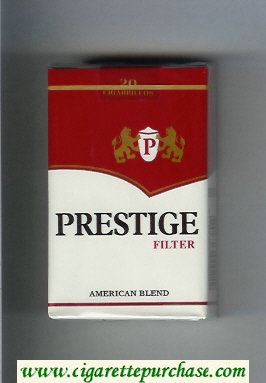 Prestige Filter American Blend cigarettes soft box