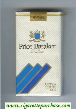 Price Breaker Ultra Lights 100s cigarettes soft box