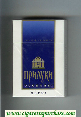 Priluki Osoblivi Legki cigarettes hard box