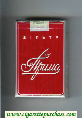 Prima Filtr red cigarettes soft box