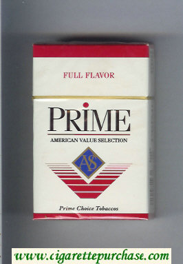 Prime Full Flavor cigarettes hard box