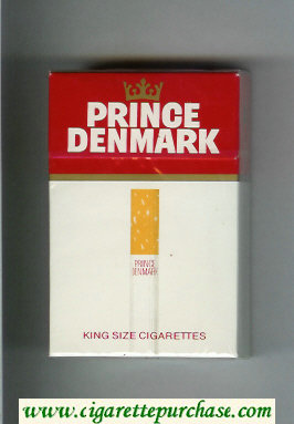 Prince Denmark cigarettes hard box
