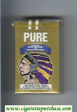 Pure Lights cigarettes soft box