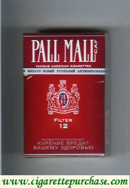 Discount Pall Mall Caf 12 Filter cigarettes hard box