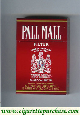 Discount Pall Mall Charcoal Filter Filter cigarettes hard box