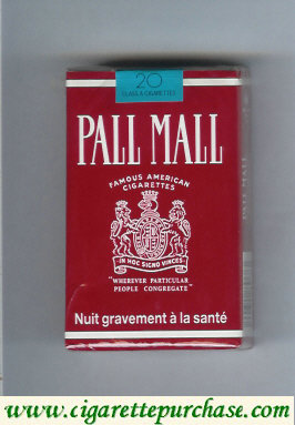 Discount Pall Mall Famous American Cigarettes cigarettes soft box