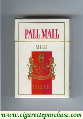 Discount Pall Mall Mild Filter cigarettes hard box