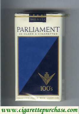 Discount Parliament 20 Class a cigarettes 100s cigarettes soft box