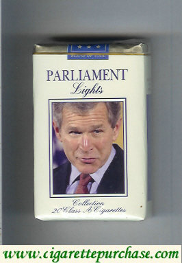 Discount Parliament cigarettes Lights design with George Bush
