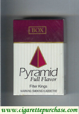 Discount Pyramid Full Flavor Filter Kings cigarettes hard box