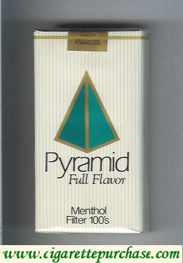 Discount Pyramid Full Flavor Menthol Filter 100s soft box cigarettes
