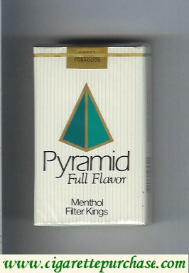 Discount Pyramid Full Flavor Menthol Filter Kings soft box cigarettes