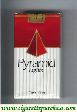 Discount Pyramid Lights Filter 100s cigarettes soft box