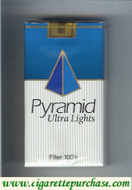 Discount Pyramid Ultra Lights Filter 100s cigarettes soft box