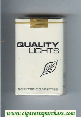 Quality Lights cigarettes soft box
