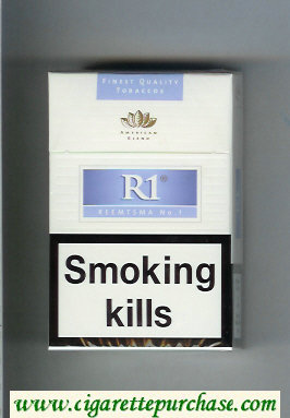 R1 Reemtsma No 1 American Blend cigarettes hard box