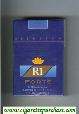 R1 Reemtsma Forte Extra Choice cigarettes hard box