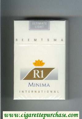 R1 Reemtsma Minima International Ultimate Light cigarettes hard box