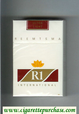 R1 Reemtsma International Ultra Light cigarettes hard box