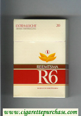 R6 Reemtsma Extra - Leicht cigarettes hard box