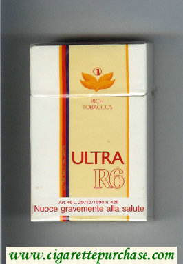 R6 Reemtsma Ultra hard box cigarettes