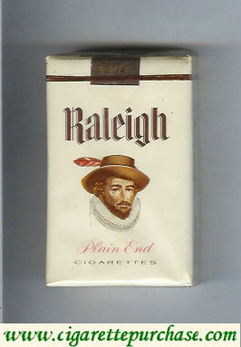 Raleigh Plain End cigarettes white soft box