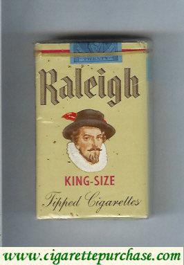 Raleigh cigarettes grey soft box