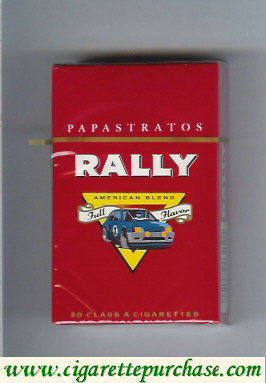 Rally American Blend cigarettes hard box