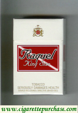 Raquel King Size cigarettes hard box
