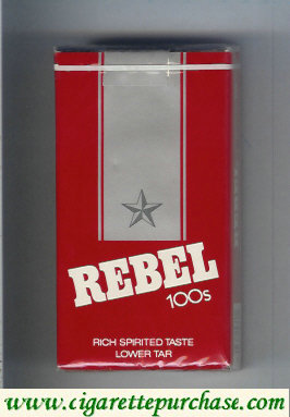 Rebel 100s cigarettes soft box