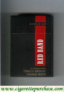 Red Band hard box cigarettes
