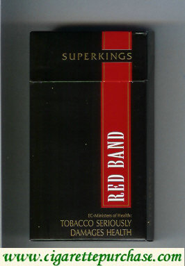 Red Band 100s hard box cigarettes