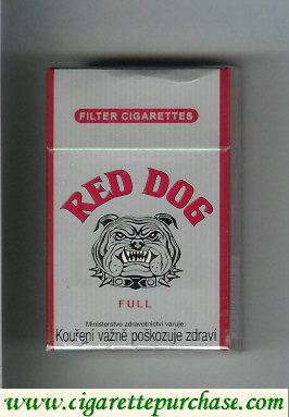 Red Dog Full cigarettes silver hard box