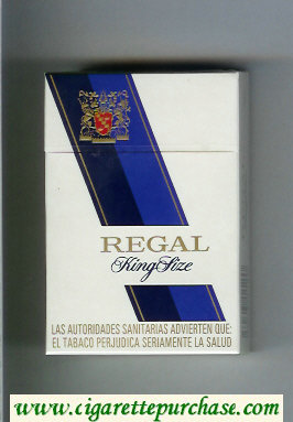 Regal cigarettes hard box