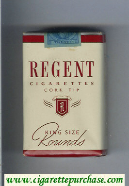 Regent Rounds Cork Tip cigarettes soft box