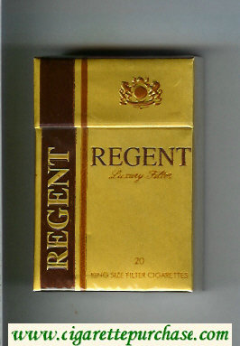 Regent Luxury Filter cigarettes hard box