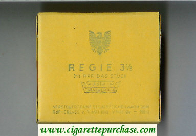 Regie 3 13 cigarettes wide flat hard box