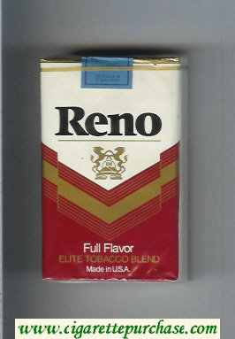 Reno Full Flavor cigarettes soft box