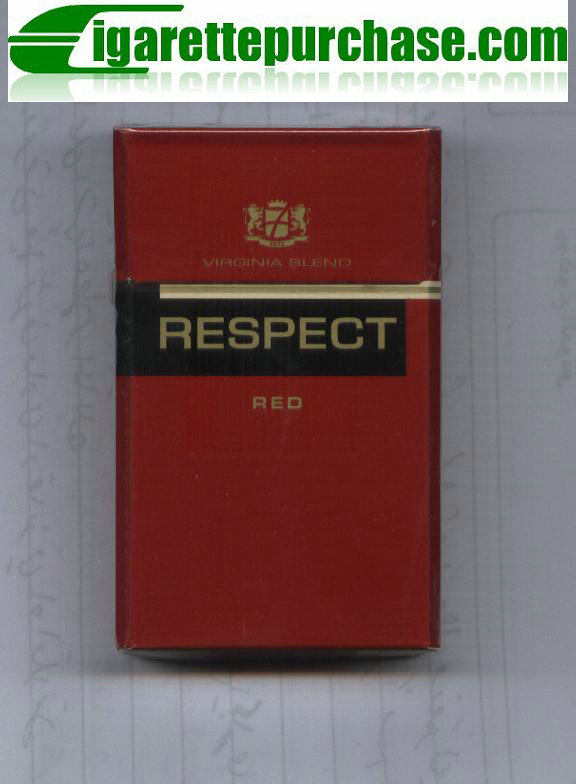 Respect Red cigarettes hard box