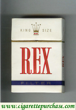 Rex Filter cigarettes hard box