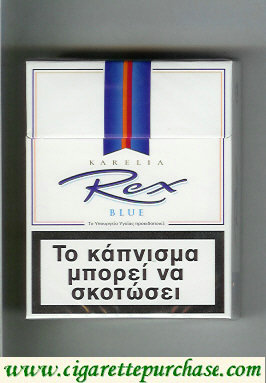 Rex Karelia Blue 25 cigarettes hard box