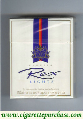 Rex Karelia Lights 25 cigarettes hard box