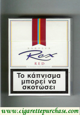 Rex Karelia Red 25 cigarettes hard box
