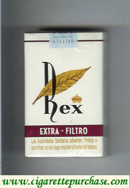 Rex Extra-Filtro cigarettes soft box