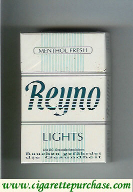 Reyno Lights Menthol Fresh cigarettes hard box