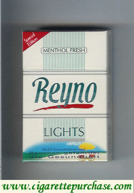 Reyno Lights Menthol Fresh cigarettes hard box