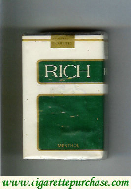 Rich Menthol cigarettes soft box