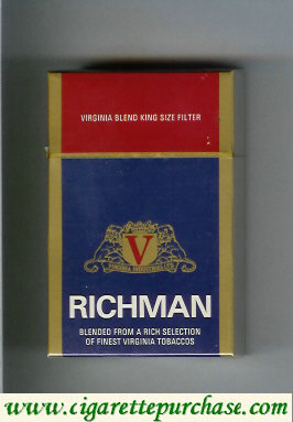 Richman Virginia Blend cigarettes hard box