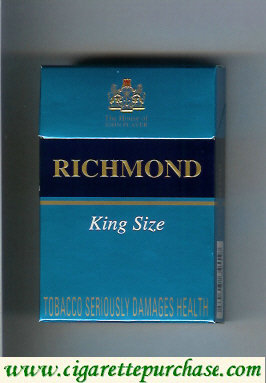 Richmond King Size cigarettes hard box