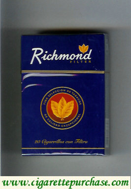 Richmond Filter cigarettes hard box